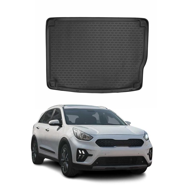 2017-2022 Kia Niro 1.gen Plug-in Hybrid (PHEV) Cargo Liner Trunk Mat All Weather Black