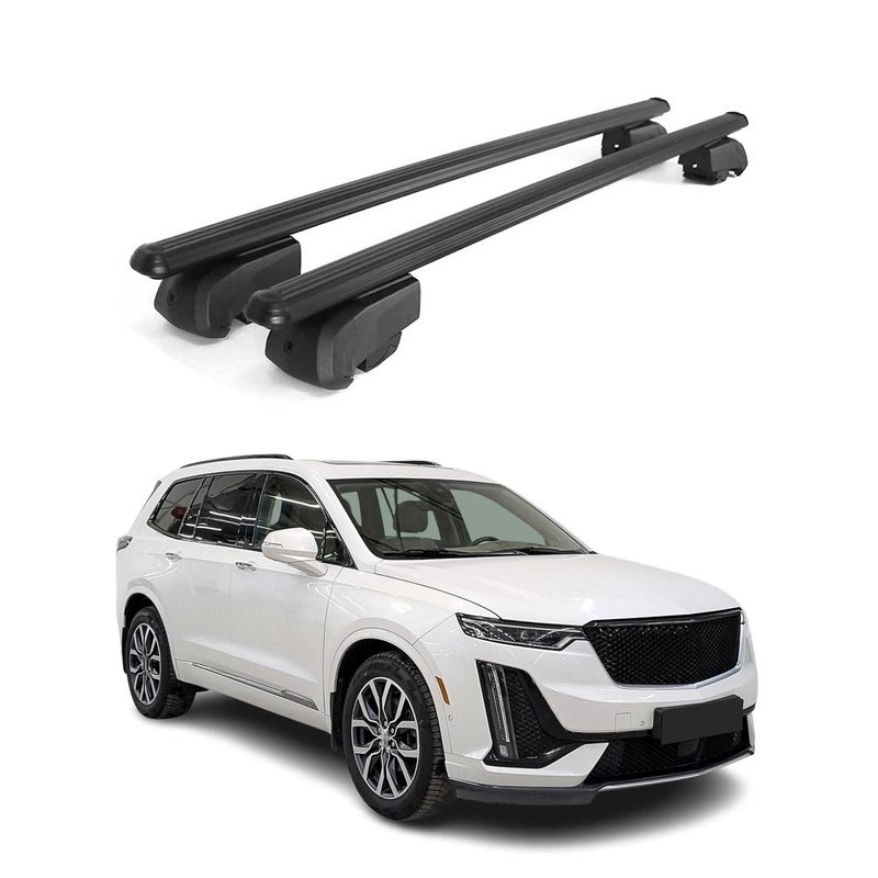 2020-2025 Cadillac XT6 Roof Rack Cross Bars Black