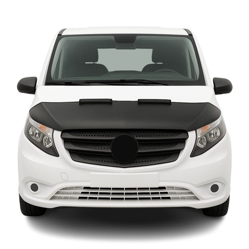 2016-2024 Mercedes Metris Car Bonnet Mask Hood Bra Half Black
