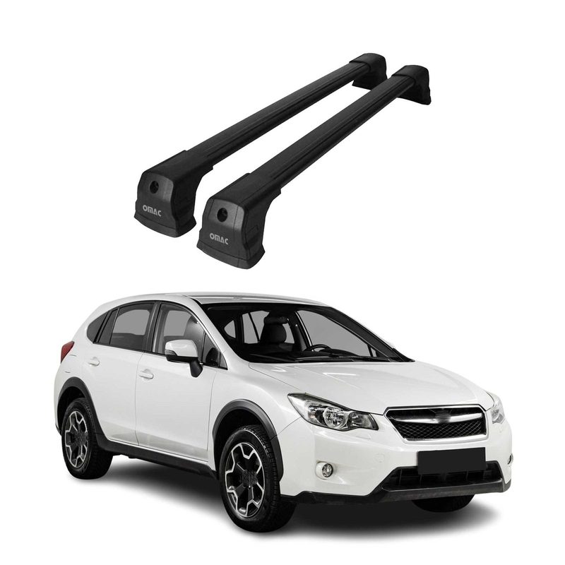 2013-2017 Subaru XV Crosstrek Roof Rack Cross Bars Black