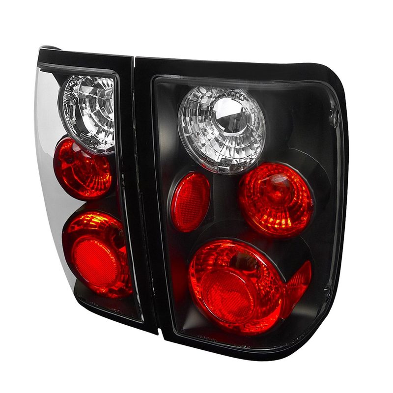 2001-2005 Ford Ranger Tail Lights Matte Black Housing/Clear Lens