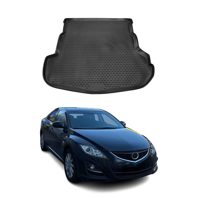 2009-2013 Mazda 6 Sedan Cargo Liner Trunk Mat All Weather Black