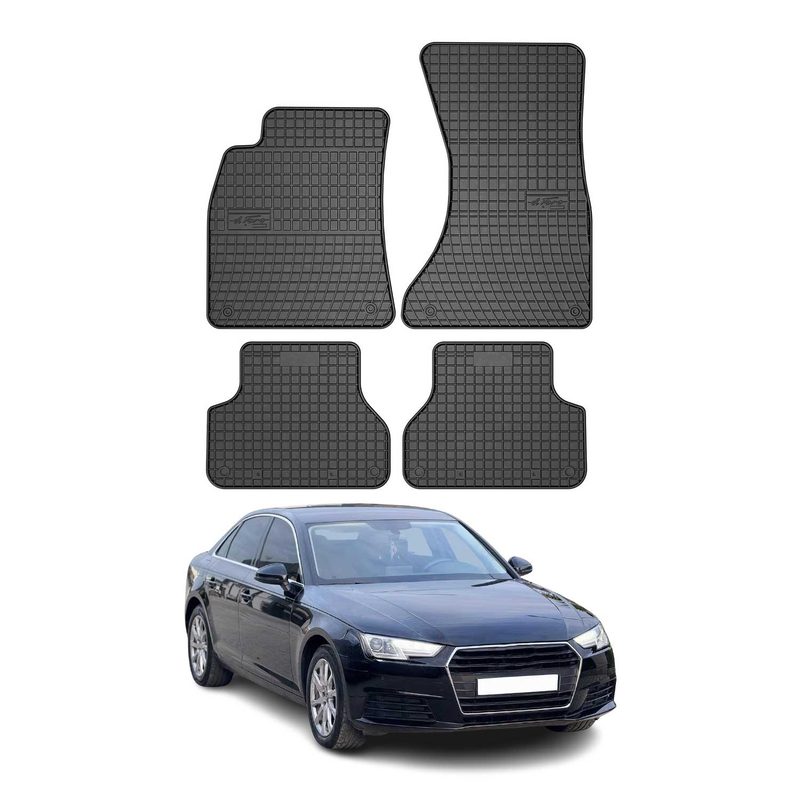 2017-2024 Audi A4 Allroad A4 Quattro Floor Mats Liners Full Set All Weather Rubber