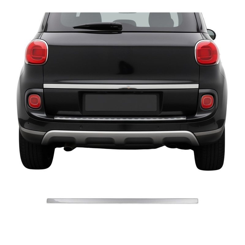 2014-2020 Fiat 500L Rear Trunk Molding Trim Stainless Steel Silver 1Pc