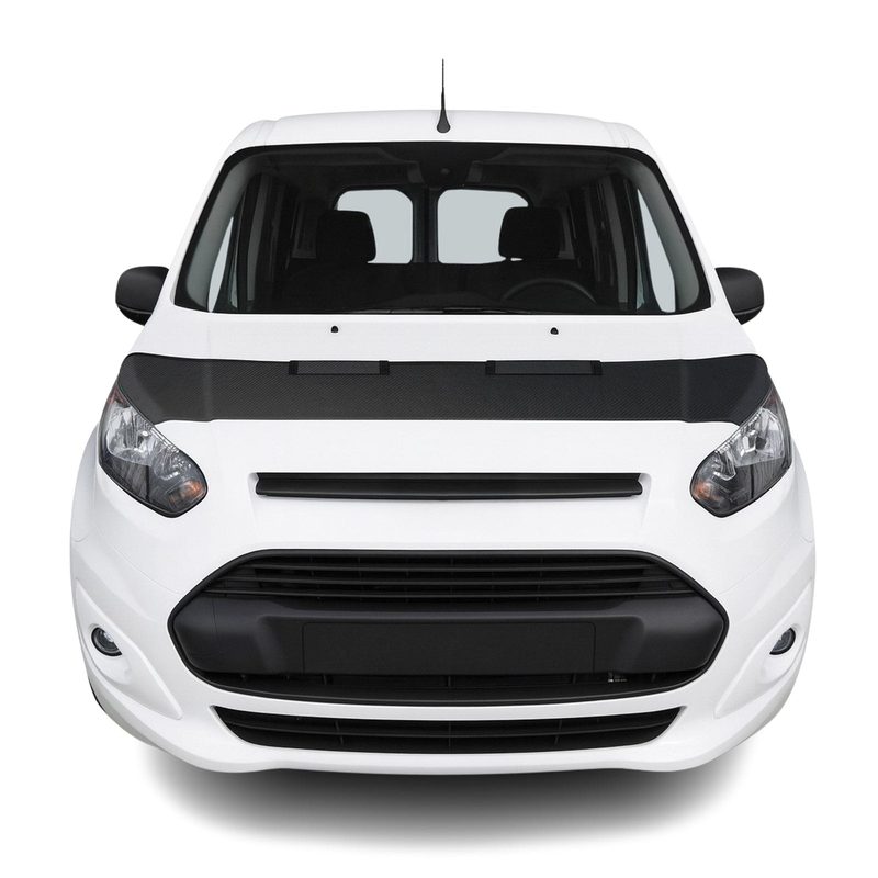 2014-2019 Ford Transit Connect Car Bonnet Mask Hood Bra Carbon Black 1 Pc