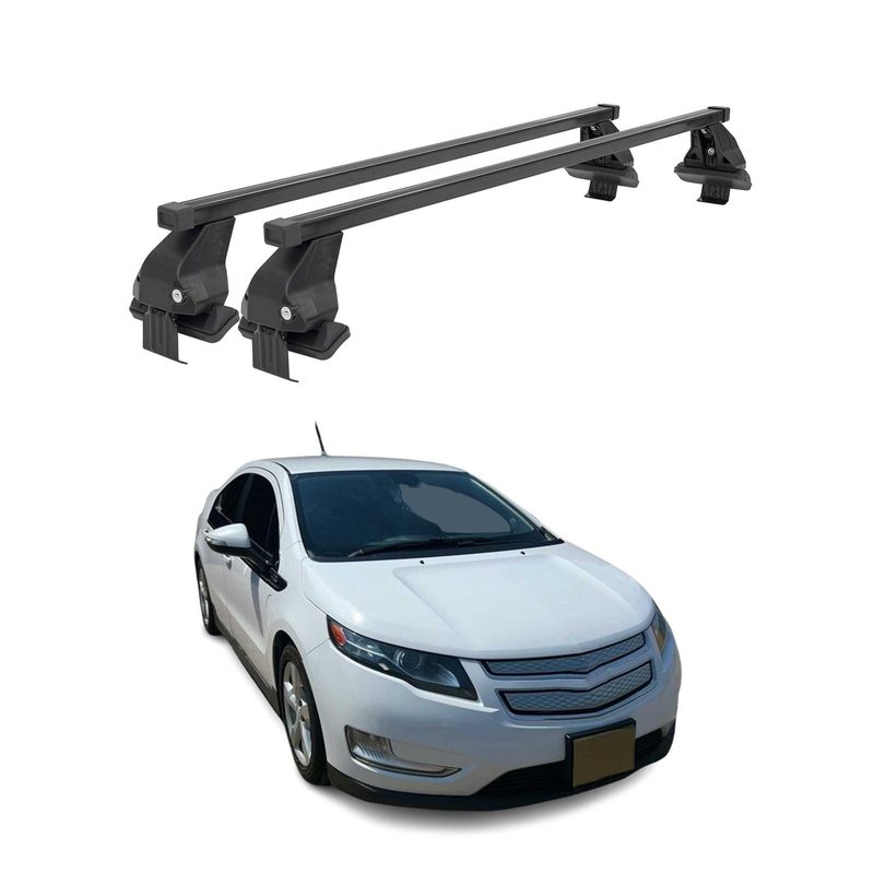 2011-2015 Chevrolet Volt Roof Rack Cross Bars Black
