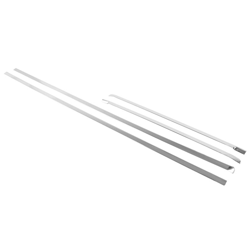 2007-2009 Chevrolet Tahoe Stainless Steel Side Door Trim Set 4Pcs