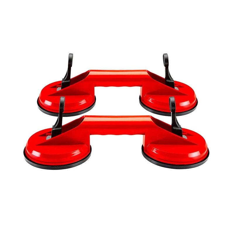 Glass Double Suction Cups 2 Pack 125lbs Capacity Vacuum Suction Cups