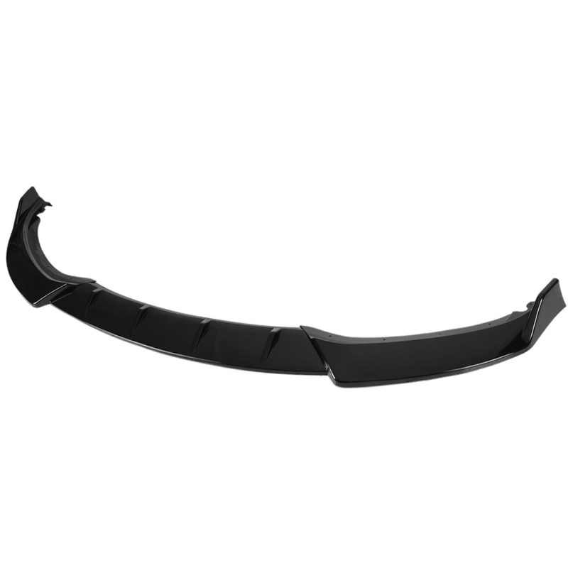 2016-2019 BMW 3 Series F30/F35 Glossy Black Polypropylene 3Pcs Bumper Lip
