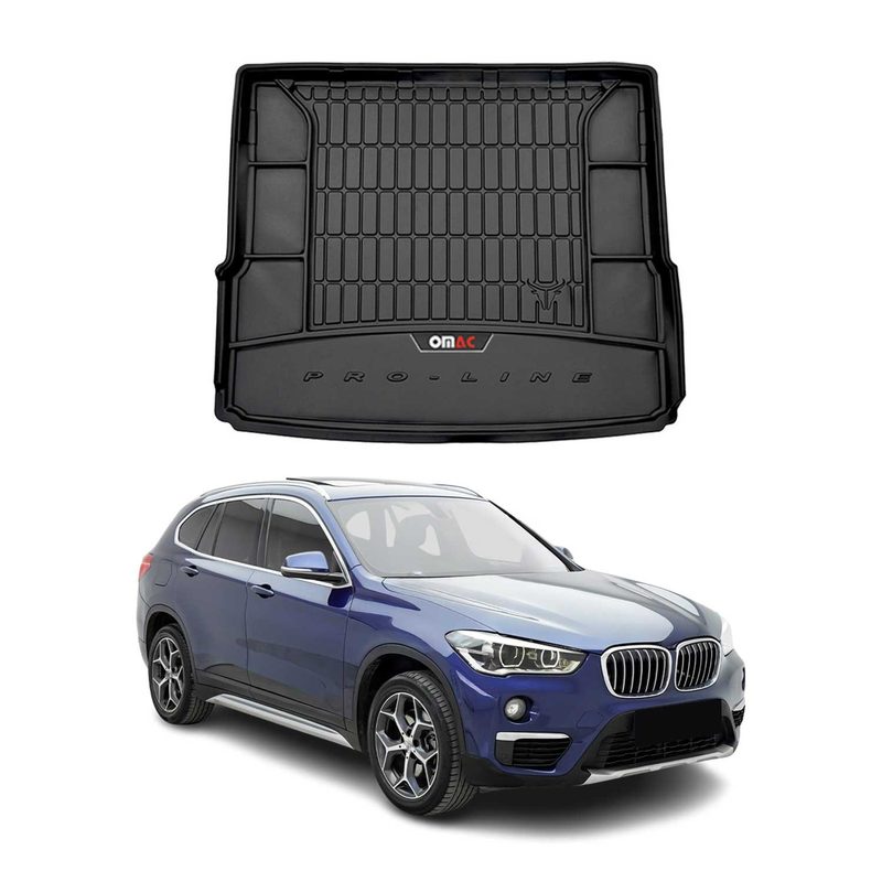 2016-2022 BMW X1 F48 Premium Cargo Liner Trunk Mat All Weather Heavy Duty Black