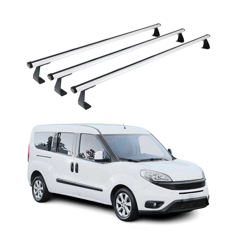 2015-2022 Ram Promaster City Roof Rack Cross Bars Silver