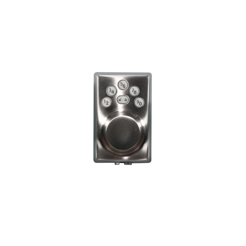 Cerradura Electrónica 264 Finger Print Cilindro Sencillo Níquel Satinado