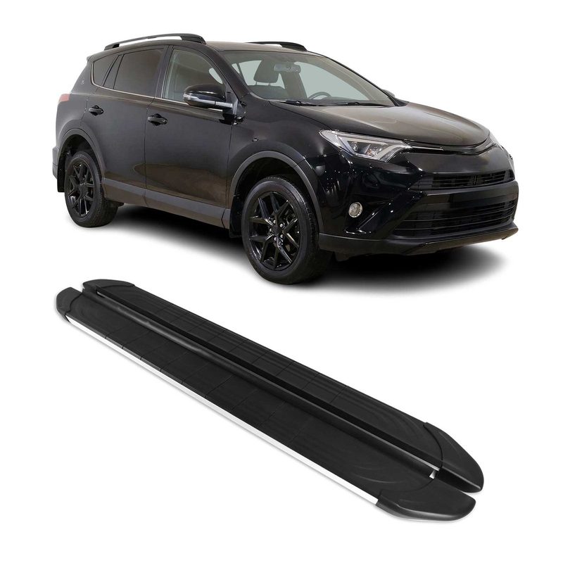 2019-2025 Toyota RAV4 Nerf Bar Side Step Running Boards Alu 2x