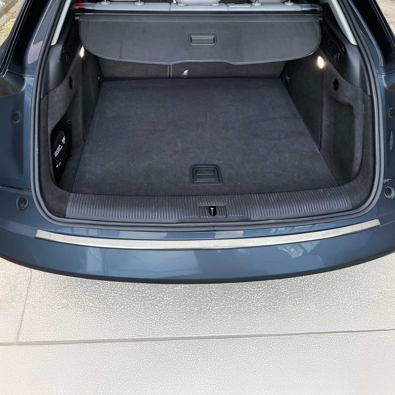 2013-2018 Audi Q3 (8U) Rear Bumper Guard Stainless Steel Glossy
