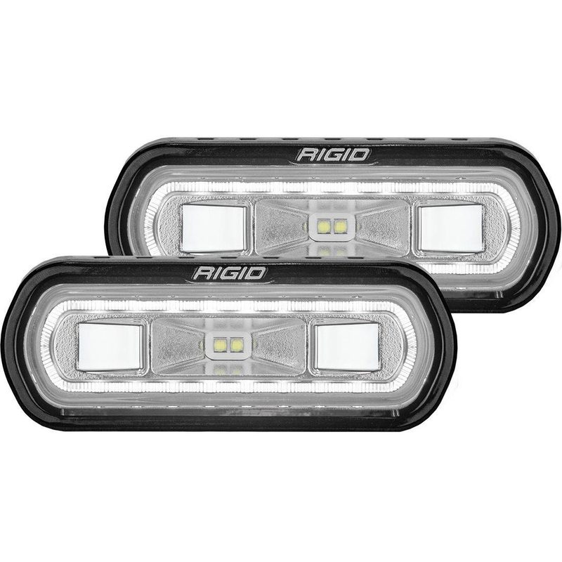 Par de Faros Auxiliares SR-L Series Spreader Con Retroiluminacion Halo Blanco