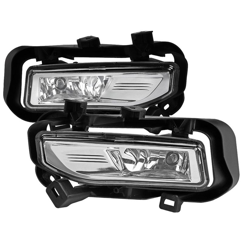 2018-2019 Nissan Kicks H8 Fog Lights Kit Chrome Housing/Clear Lens