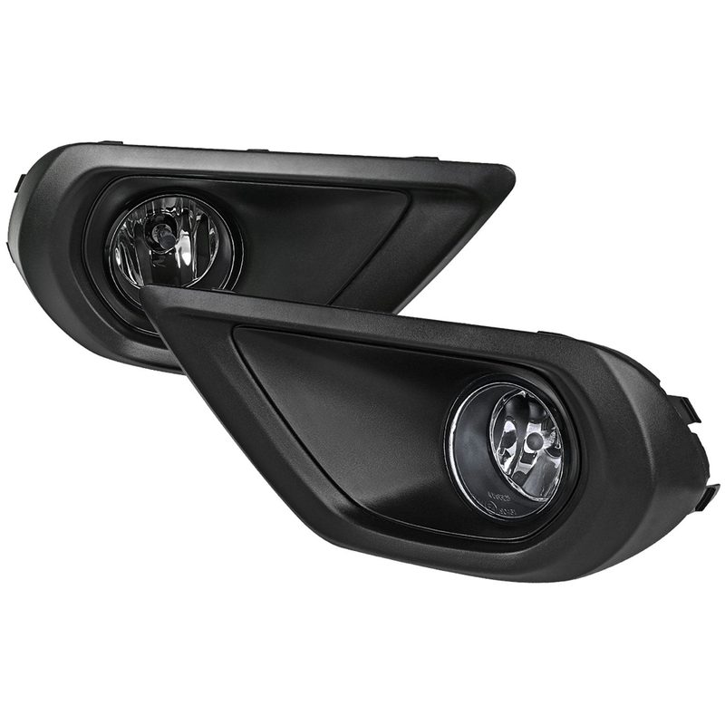 2014-2015 Subaru Forester IV Pre-Facelift H11 Fog Lights Chrome Housing/Clear Lens