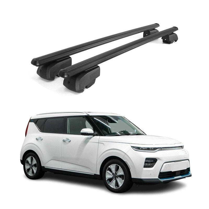 2020-2023 Kia Soul EV Roof Rack Cross Bars Black
