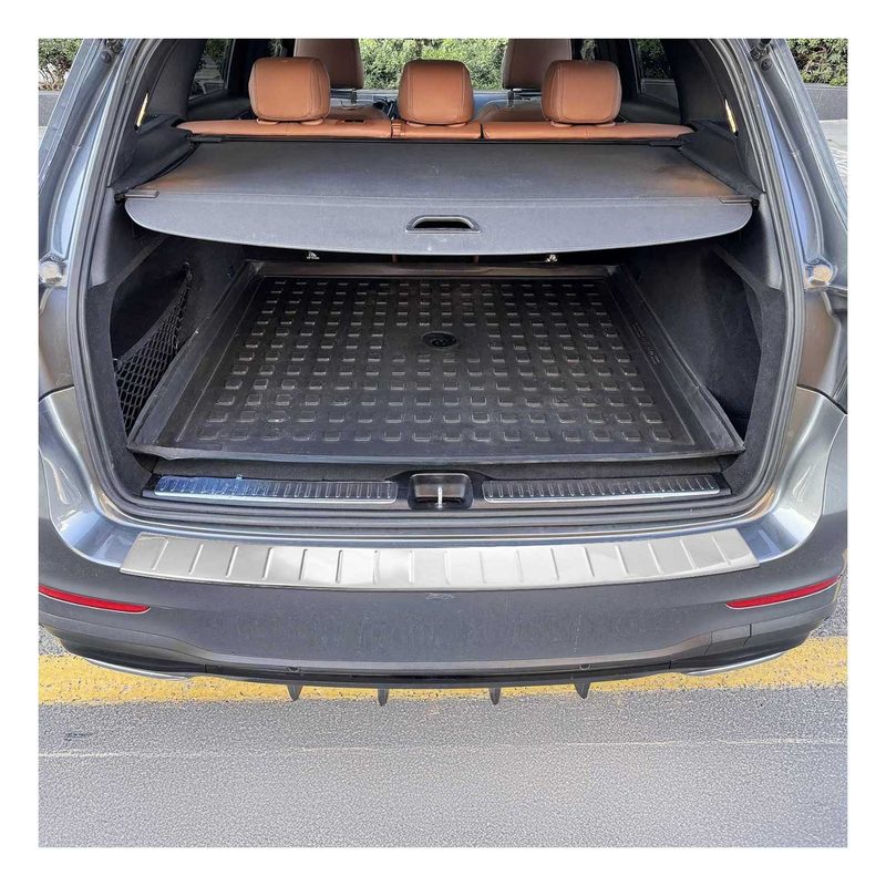 2016-2022 Mercedes GLC Class X253 Rear Bumper Sill Cover Guard Stainless Steel