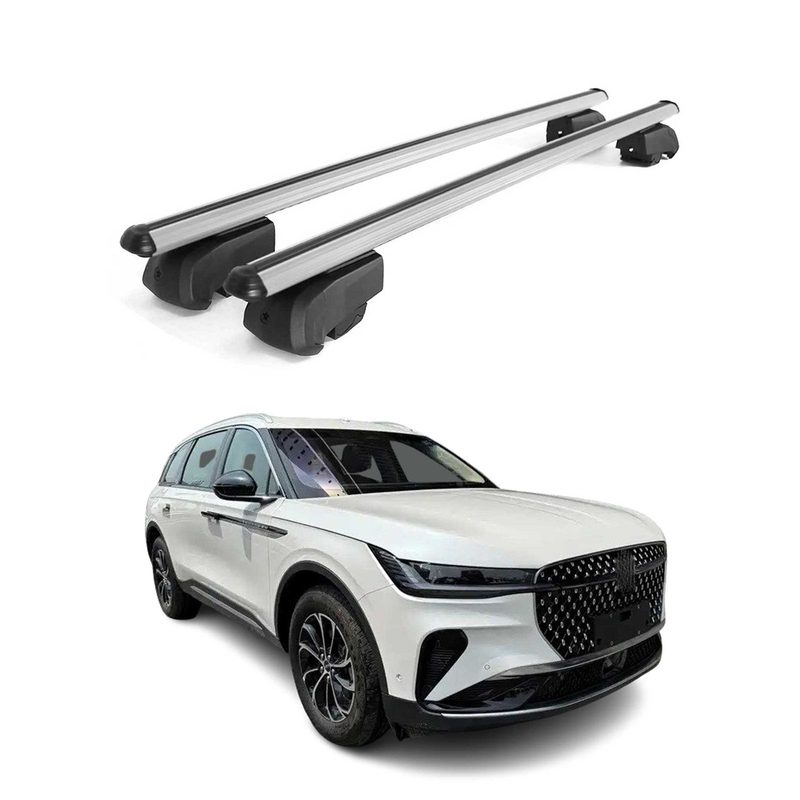 2024-2026 Lincoln Nautilus Roof Rack Cross Bars Luggage Carrier Alu Silver