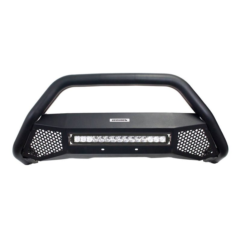 Defensa RC4 LR con Luz Go Rhino para NP300 16-25