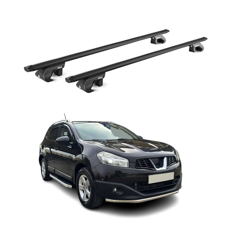 2017-2021 Nissan Rogue Sport Roof Rack Cross Bars Black