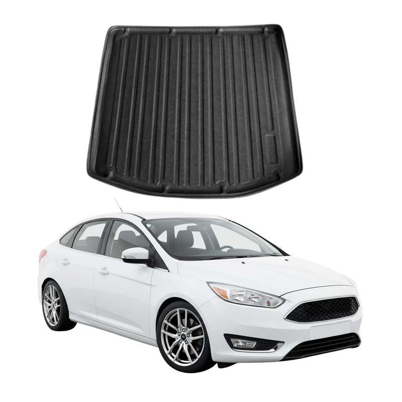 2012-2018 Ford Focus Sedan Cargo Liner Trunk Mat All Weather Black
