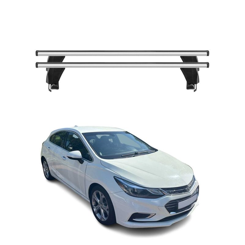 2016-2019 Chevrolet Cruze HB Roof Rack Cross Bars Silver